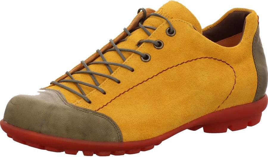 Think heren veterschoenen geel
