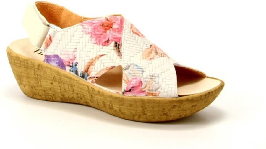 Think Sandalen met sleehak