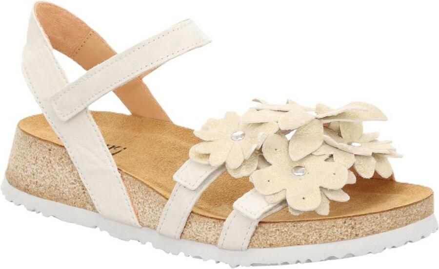 Think! Sandaaltjes KOAK DAMEN zomerschoen sandaal keilhak met klittenbandsluiting