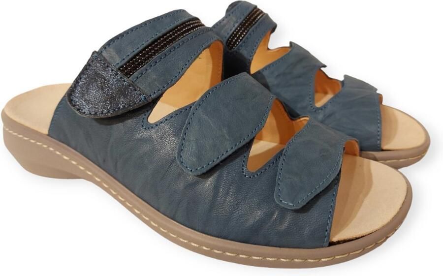 Think ! Slipper Camilla 3-000445-8000 Blauw Denim