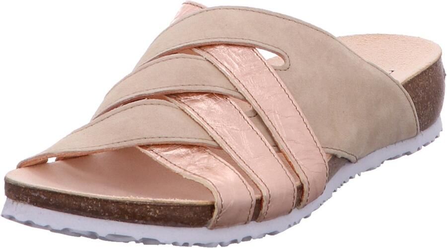Think unisex veterschoenen crème
