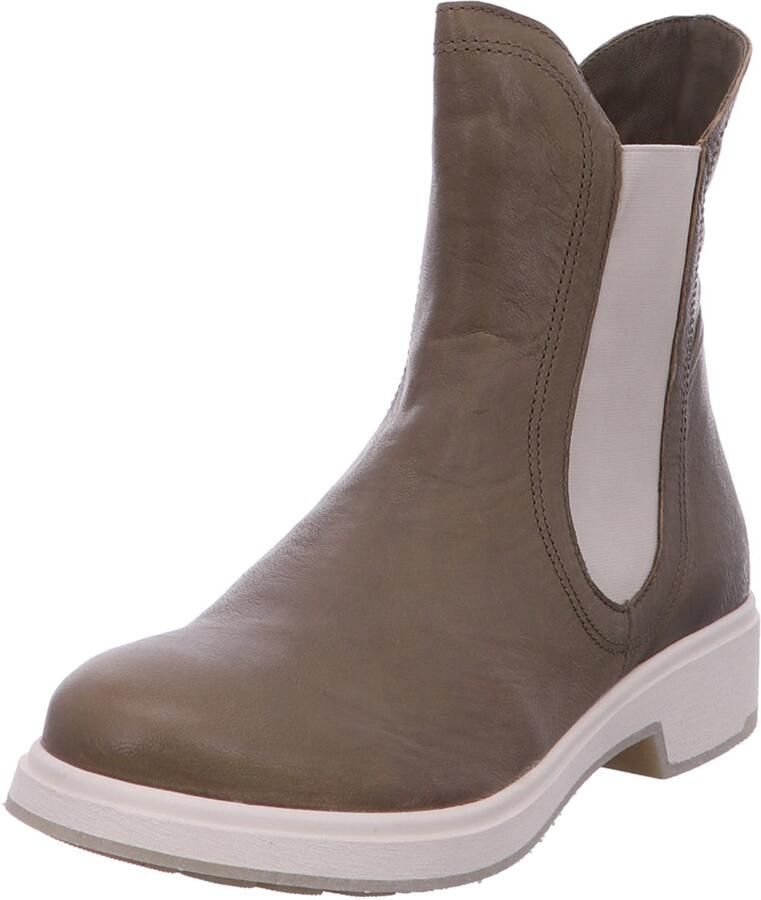 THINK! Chelsea boots 'Trento' donkergroen