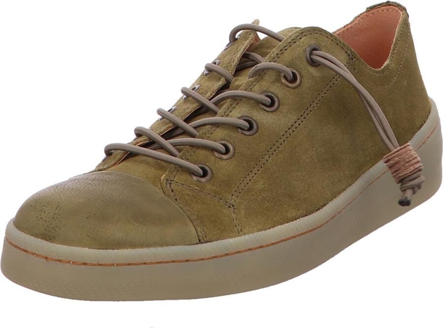 Think unisex veterschoenen olijfgroen