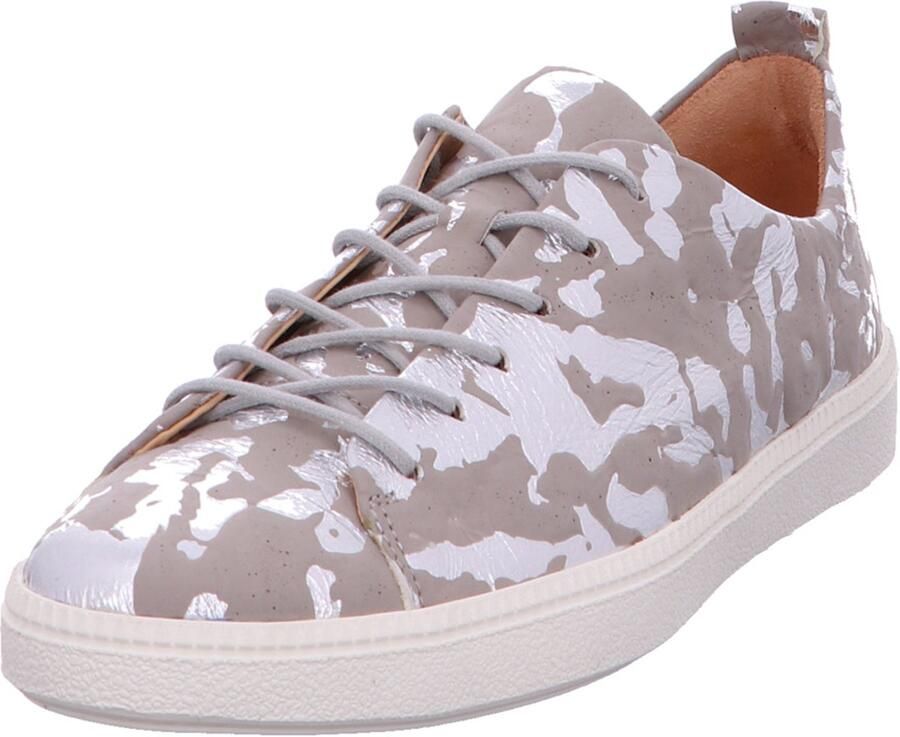 Think unisex veterschoenen taupe