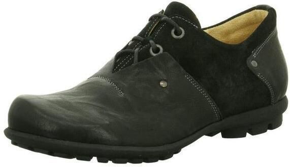 Think! Zwarte Veterschoenen Black Heren
