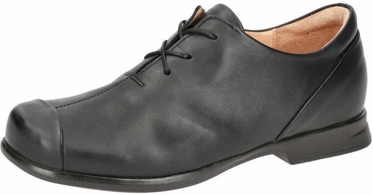 Think! Zwarte vrijetijdsveterschoenen voor dames