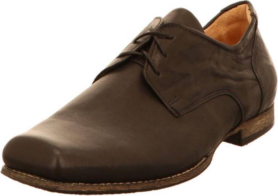 Think! Guru 01 Zwarte Veterschoenen Black Heren