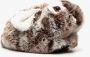 Thu!s dames pantoffels konijn Beige Sloffen - Thumbnail 1