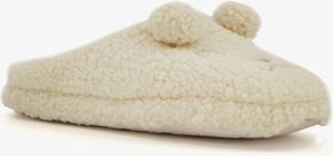 Thu!s dames pantoffels konijn beige Sloffen