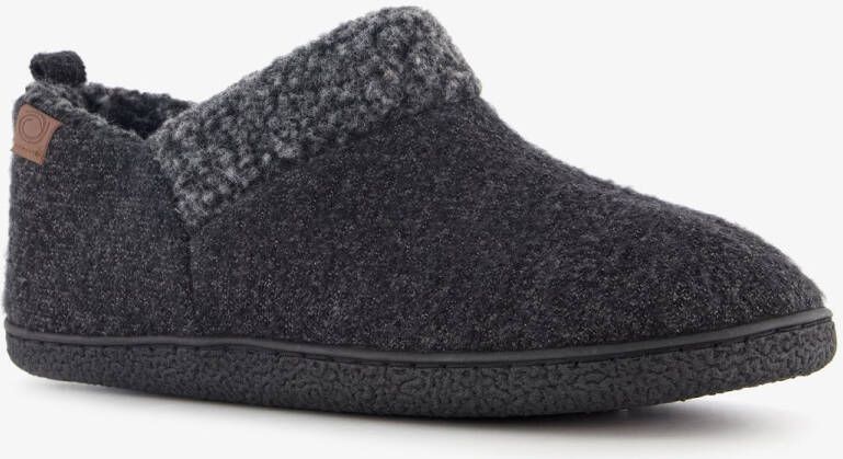 Thu!s gevoerde heren pantoffels zwart Sloffen