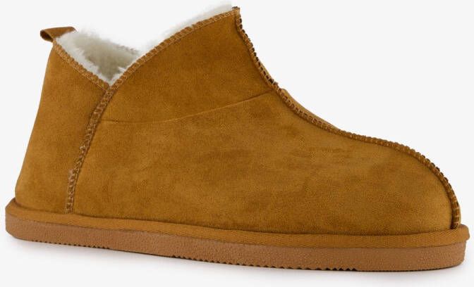Thu!s halfhoge heren pantoffels bruin Sloffen