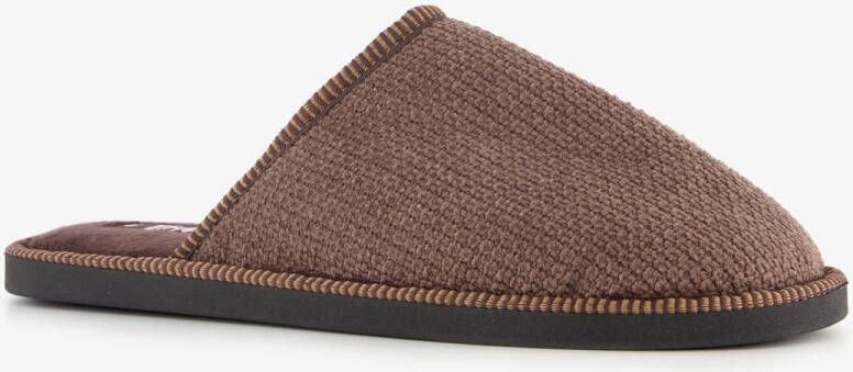 Thu!s heren instap pantoffels bruin Sloffen