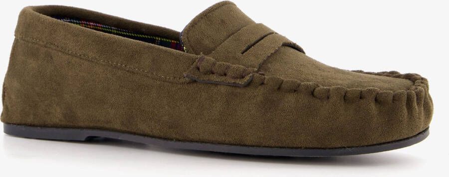 Thu!s heren mocassin pantoffels bruin Sloffen