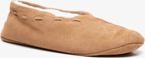 Thu!s spaanse sloffen cognac Pantoffels