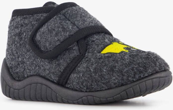 Thu!s jongens pantoffels met gele truck grijs Sloffen
