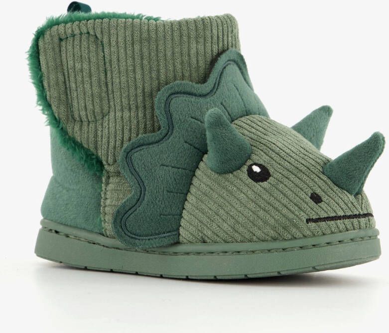 Thu!s kinder pantoffels draak Groen Sloffen
