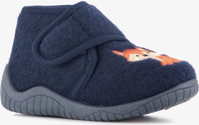 Thu!s kinder pantoffels met vosje blauw Sloffen