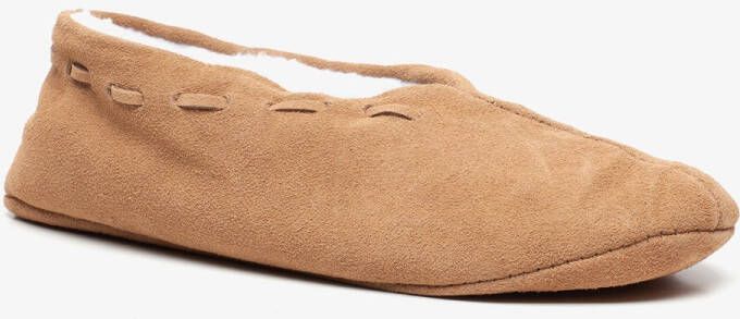 Thu!s leren heren Spaanse sloffen cognac Pantoffels
