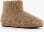Thu!s teddy heren pantoffels beige Sloffen - Thumbnail 1