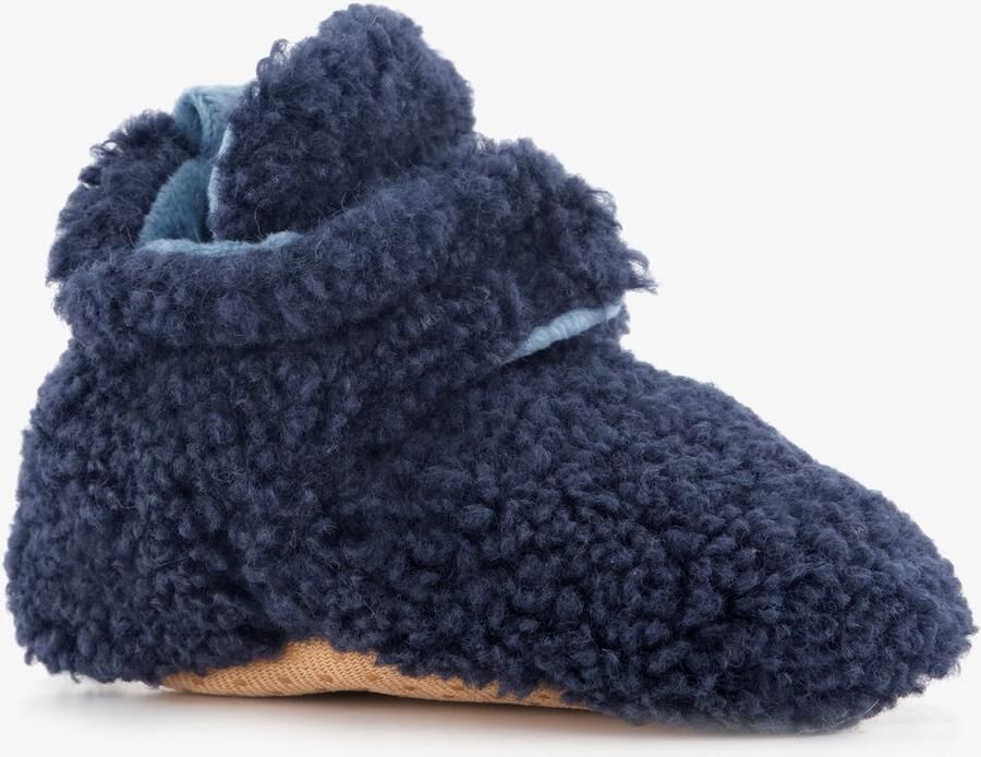 Thu!s kinder teddy pantoffels donkerblauw Sloffen