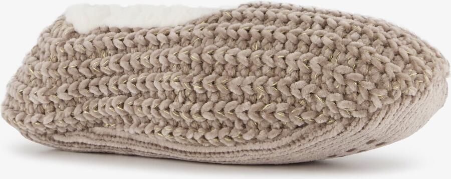 Thu!s ballerina dames sloffen beige Pantoffels