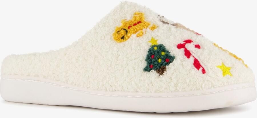 Thu!s dames pantoffels christmas Beige Sloffen