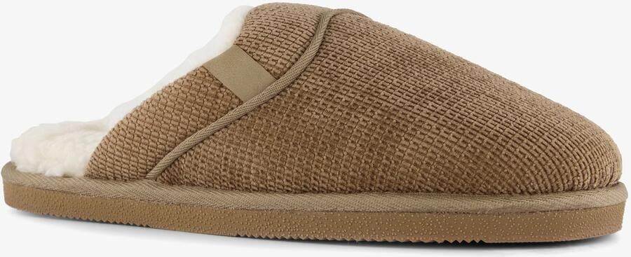 Thu!s gevoerde heren instap pantoffels bruin Sloffen