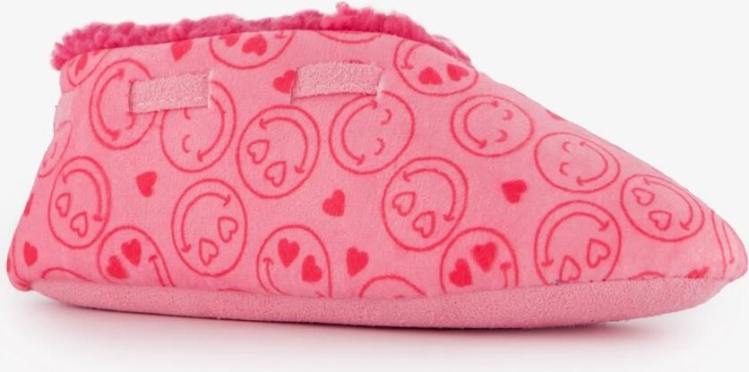 Thu!s gevoerde kinder sloffen met smileys roze Pantoffels