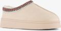 Thu!s gevoerde meisjes pantoffels beige Sloffen - Beige