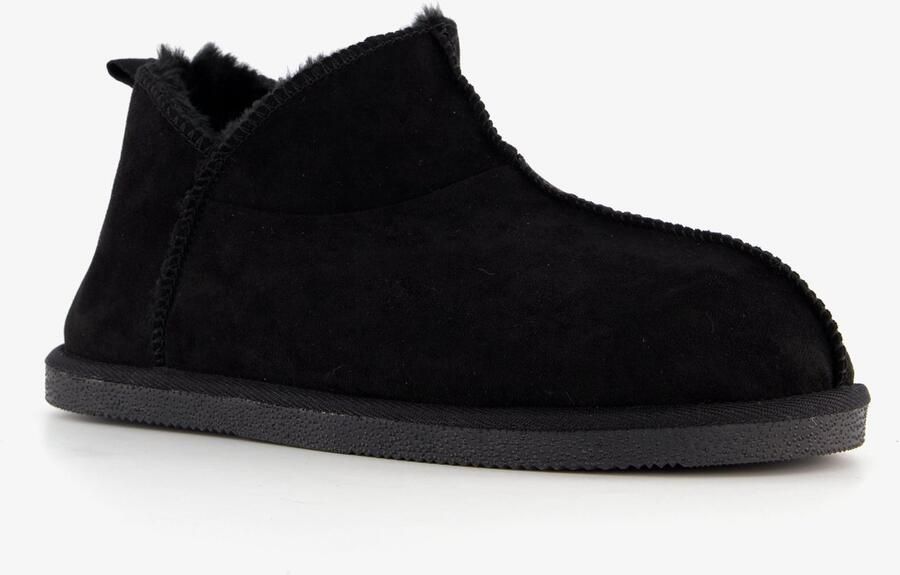 Thu!s halfhoge heren pantoffels zwart Sloffen