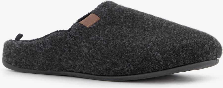 Thu!s heren instap pantoffels zwart Sloffen