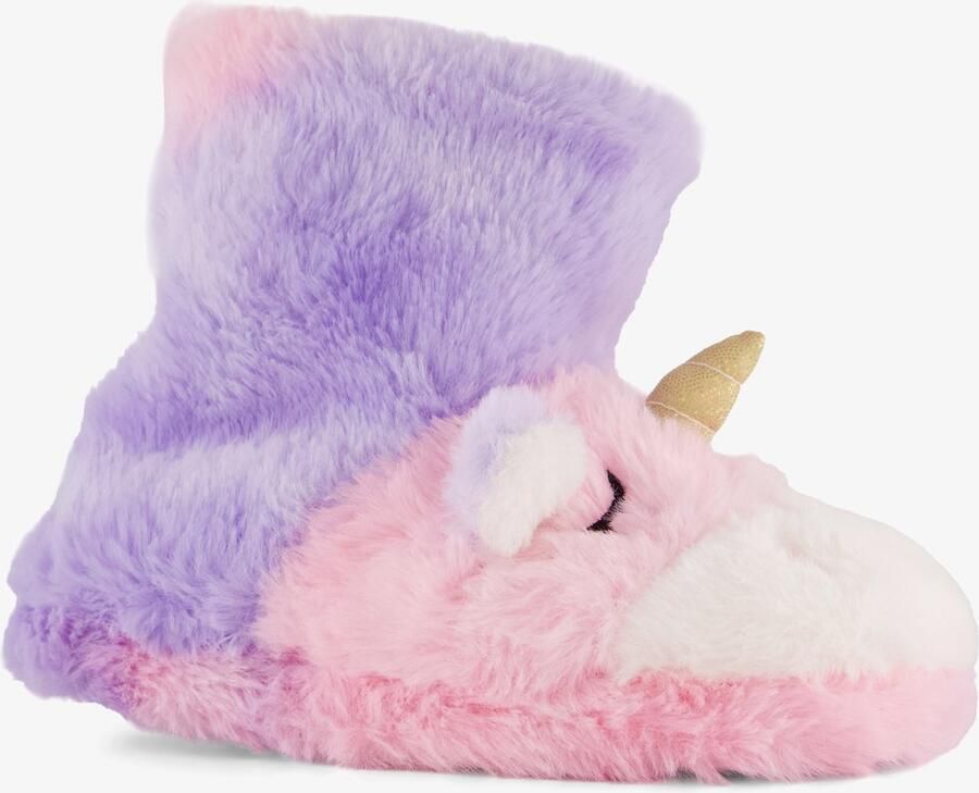 Thu!s hoge meisjes pantoffels eenhoorn roze lila Sloffen