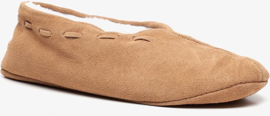 Thu!s leren heren Spaanse sloffen cognac Pantoffels