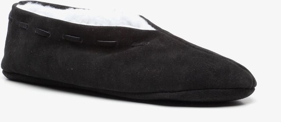 Thu!s leren heren Spaanse sloffen zwart Pantoffels