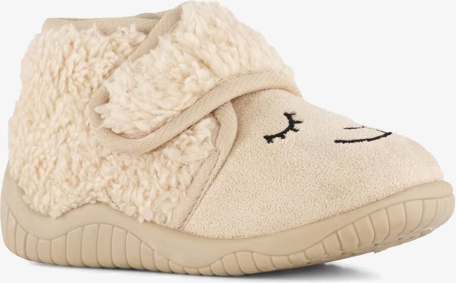 Thu!s teddy kinder pantoffels schaap Beige Sloffen