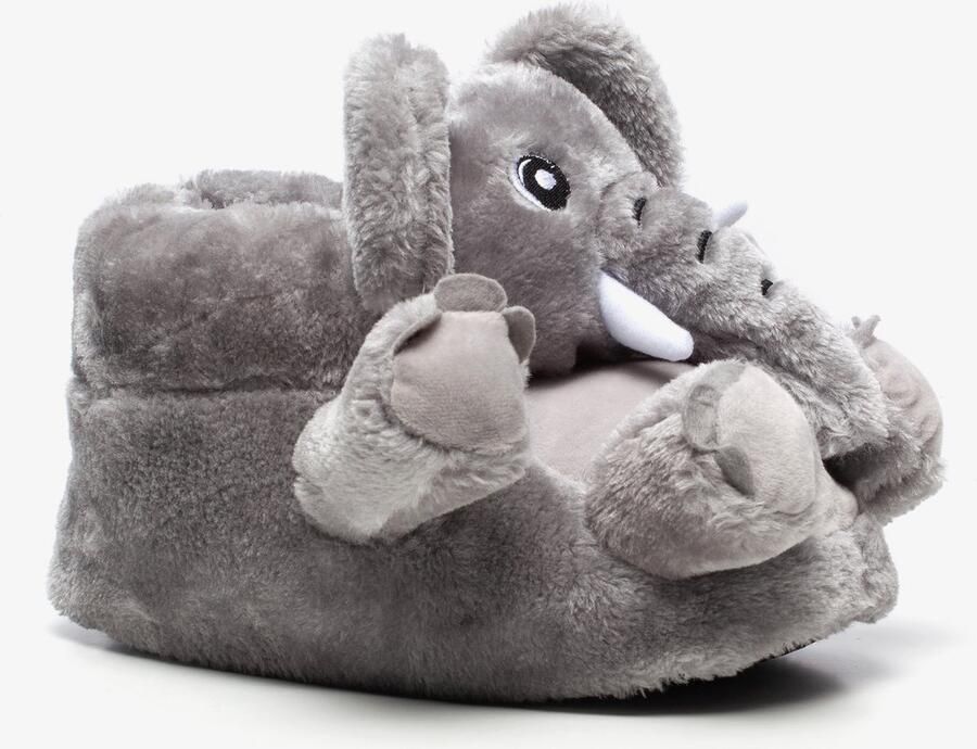 Thu!s unisex pantoffels olifant grijs Sloffen