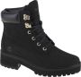 Timberland 6 INCH LACE UP BOOT JET BLACK Dames Veterschoenen JET BLACK - Thumbnail 1