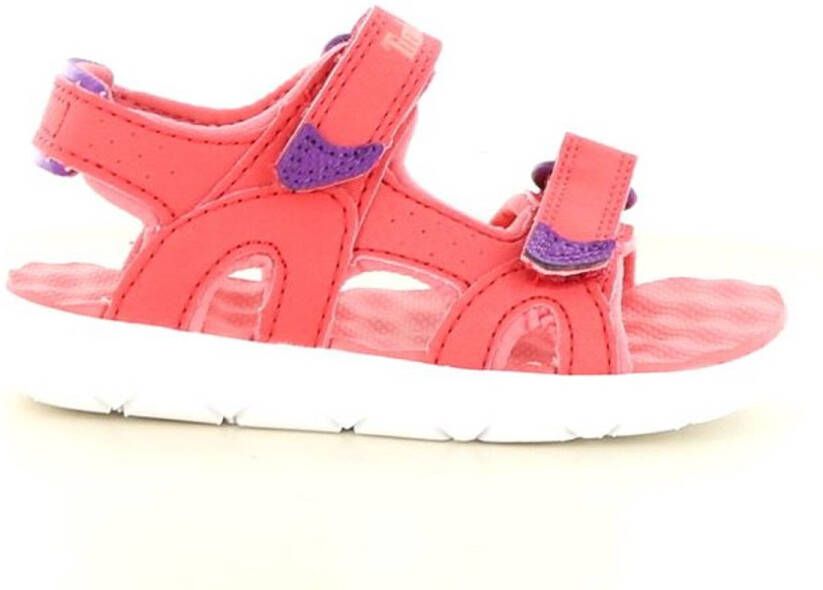 Timberland Kid's Perkins Row 2-Strap Sandal Sandalen maat 10K rood wit
