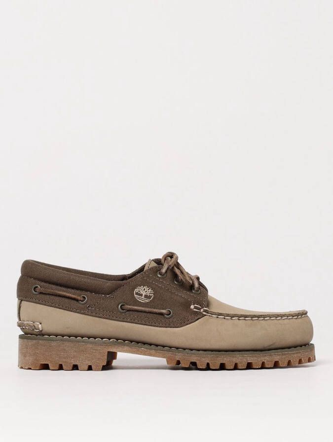 Timberland Authenti Eye Boat Shoe Casual Style Green Loafers