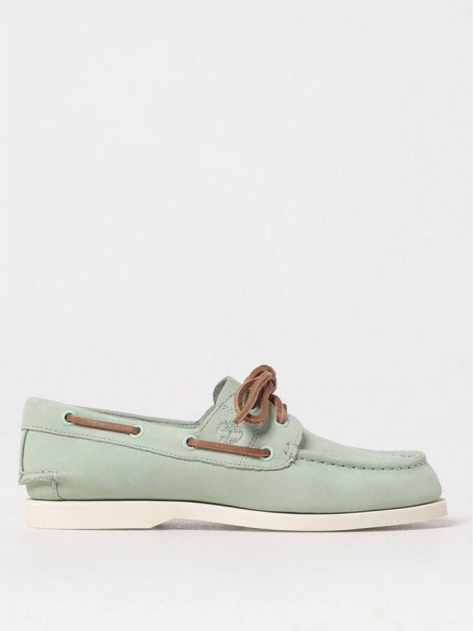 Timberland Classic Boat 2Eye Authentic Boat Shoe Wo Green Loafers