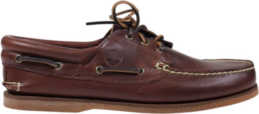Timberland Authentic Boat Shoe Water Resistant Brown Loafers