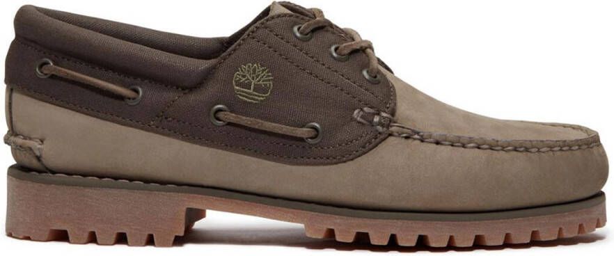 Timberland Authenti Eye Boat Shoe Casual Style Green Loafers