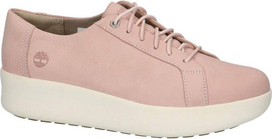 Timberland Berlin Park Leather Lace Up Veterschoenen Dames Roze Cameo Rose
