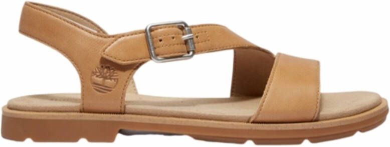 Timberland Women's Calista Bay Backstrap Sandal Sandalen beige bruin