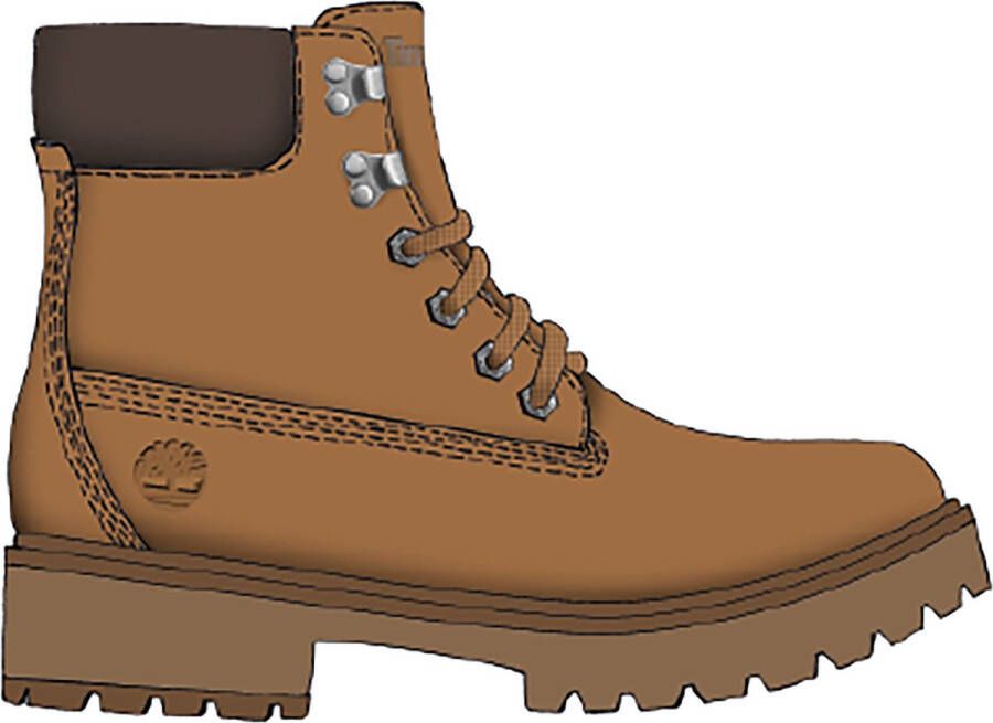 Timberland Carnaby Cool Mid Lace enkellaars voor dames TB 0A5VPZ 231 bruin