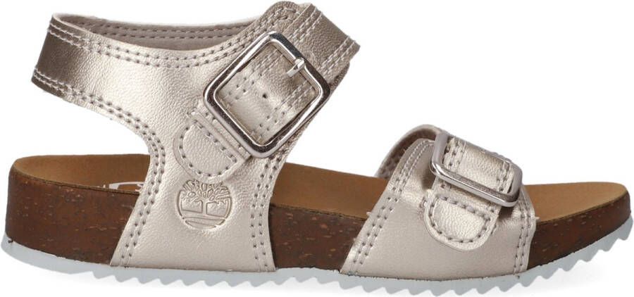 Timberland Castle Island 2 Straps Sandalen Meisjes Zilver