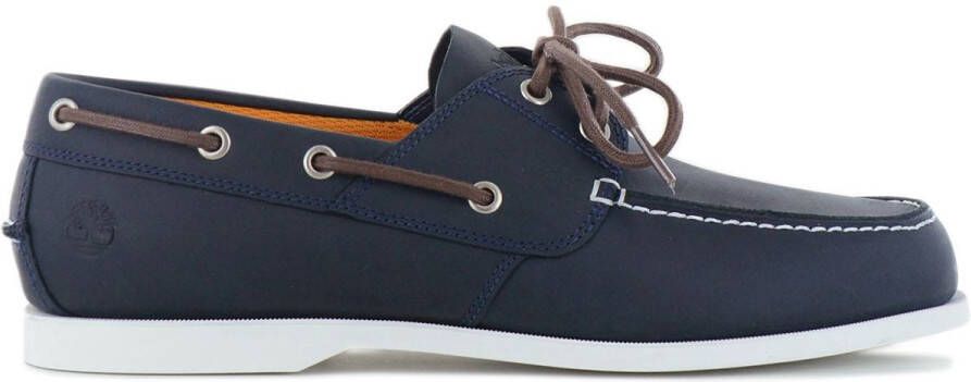 Timberland Cedar Bay Boat Shoe Heren klassische BootsSneakers Schoenen Leer Blauw TB0A288M