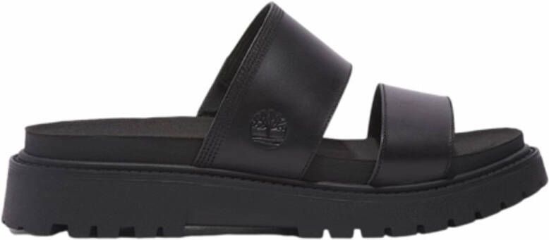Timberland Women's Clairemont Way Slide Sandal Sandalen zwart