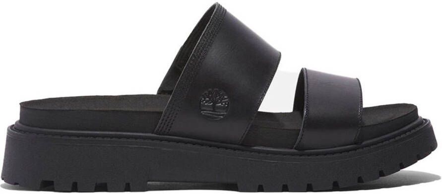 Timberland Women's Clairemont Way Slide Sandal Sandalen zwart