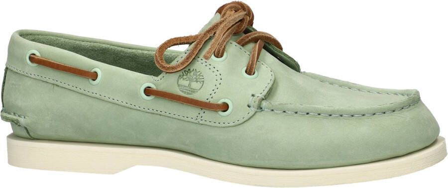 Timberland Classic Boat heren bootschoen Licht groen